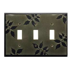 Leaf Silhouette Switch Plate